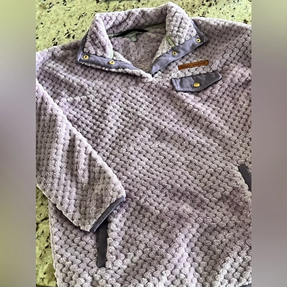 Youth Simply Southern Soft Pullover - Lavender - Picture 7 of 10